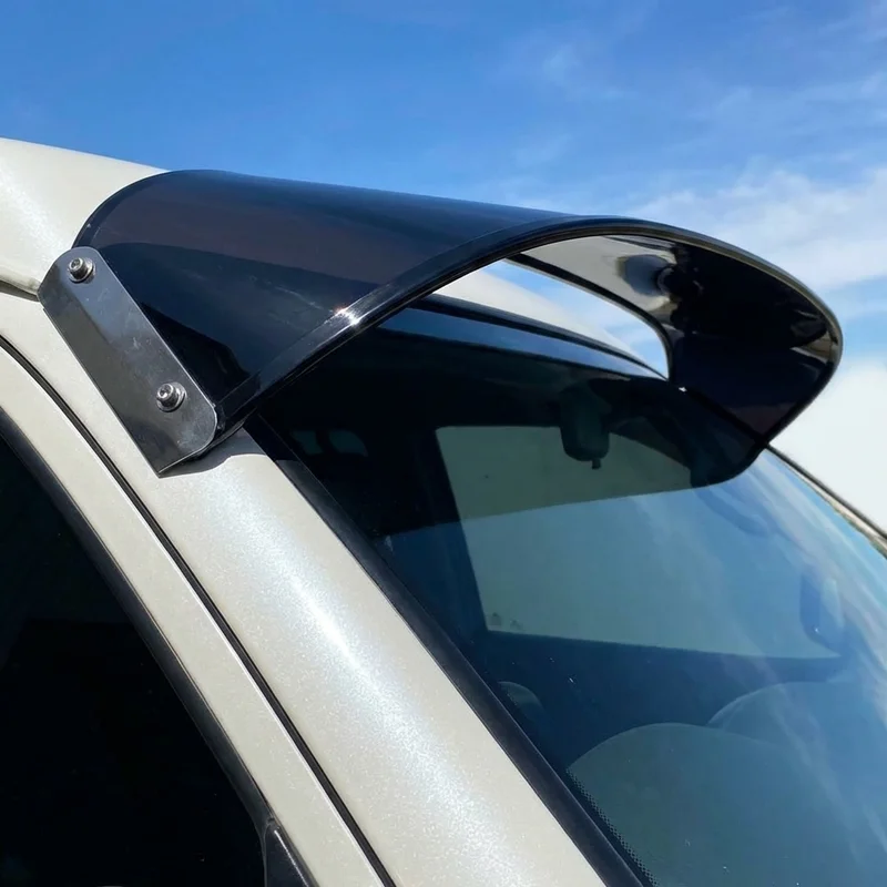 Dodge D300 Solid Acrylic Windscreen Sunvisor (1975 - 1980) - 1