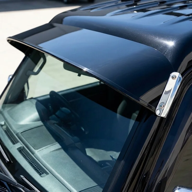 Dodge D400 Solid Acrylic Windscreen Sunvisor (1978 - 1981) - 1