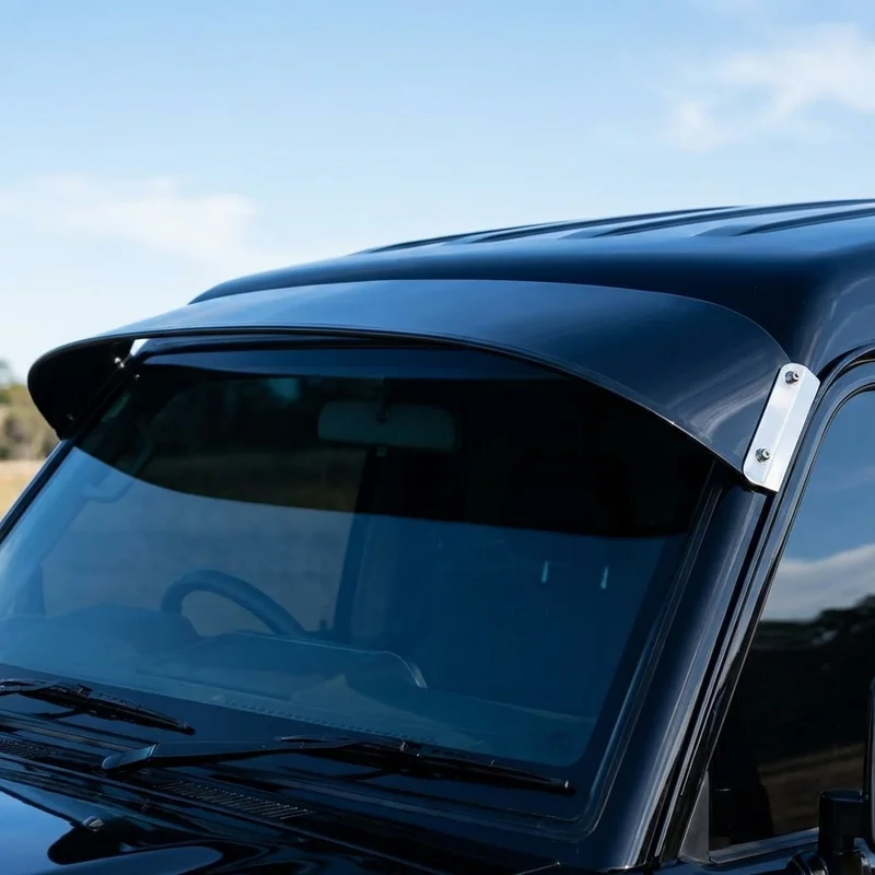 Dodge Mini Ram Solid Acrylic Windscreen Sunvisor (1984 - 1988) - 1