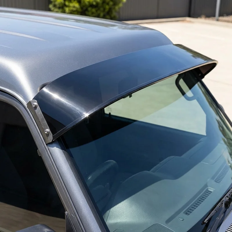 Dodge RD200 Solid Acrylic Windscreen Sunvisor (1978 - 1980) - 1