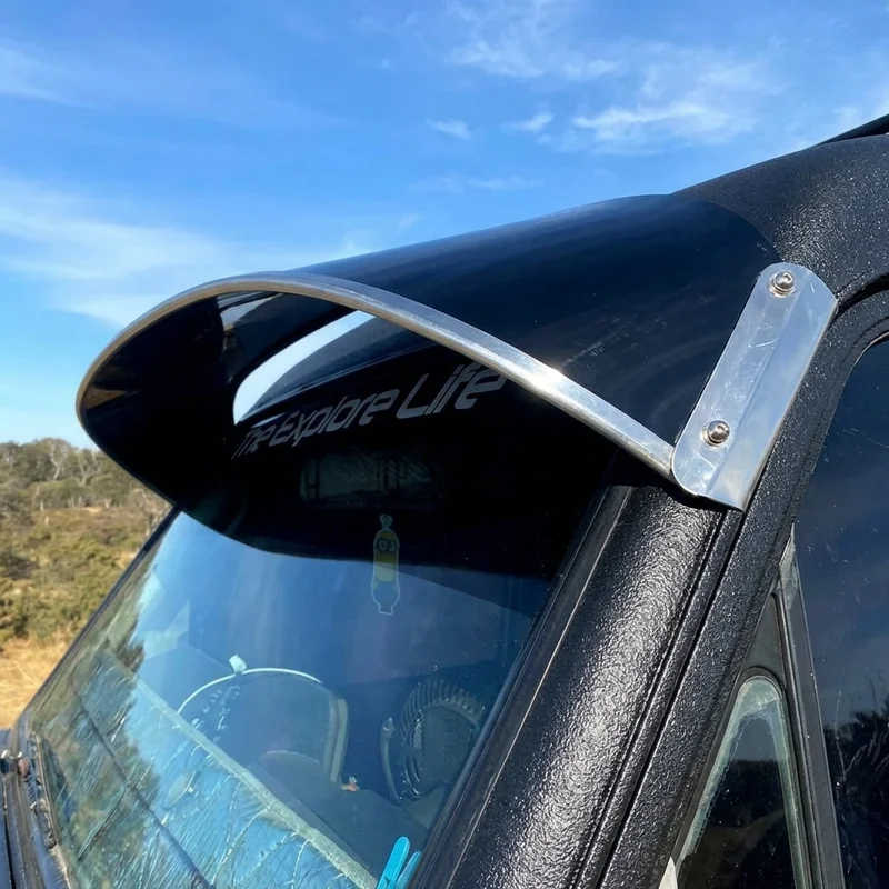 Dodge W350 Solid Acrylic Windscreen Sunvisor (1981 - 1993) - 1