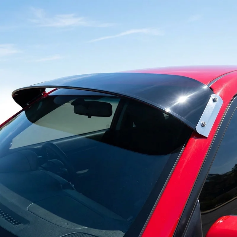 Entegra Coach Qwest Solid Acrylic Windscreen Sunvisor (2019 - 2022) - 1