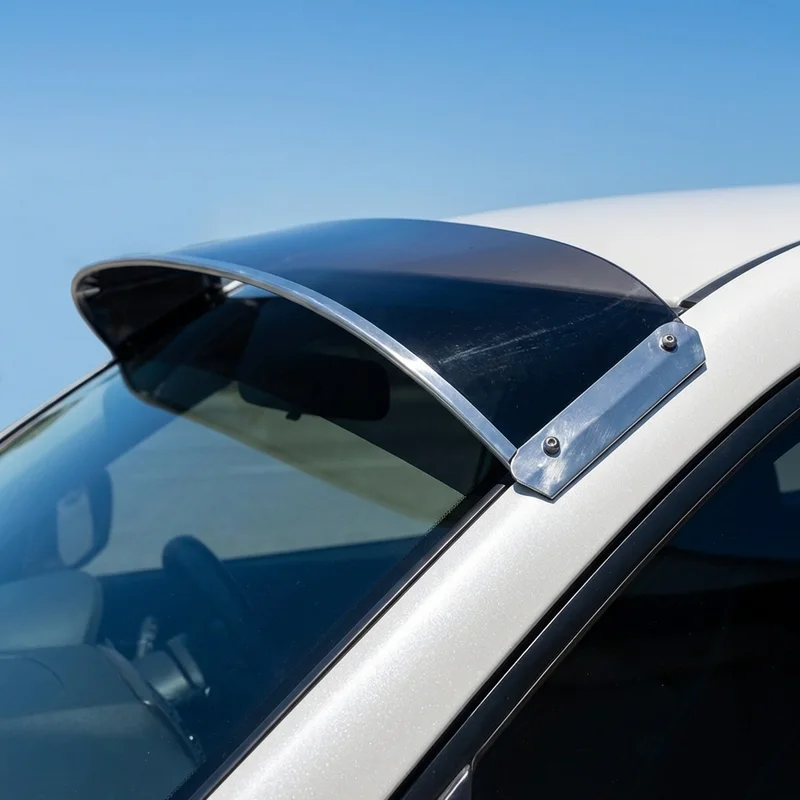 Ferrari 488 Spider Solid Acrylic Windscreen Sunvisor (2016 - 2019) - 1