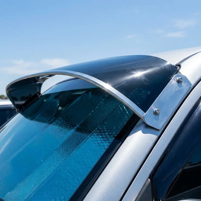 Ferrari Dino 246 GTS Solid Acrylic Windscreen Sunvisor (1972 - 1973) - 1