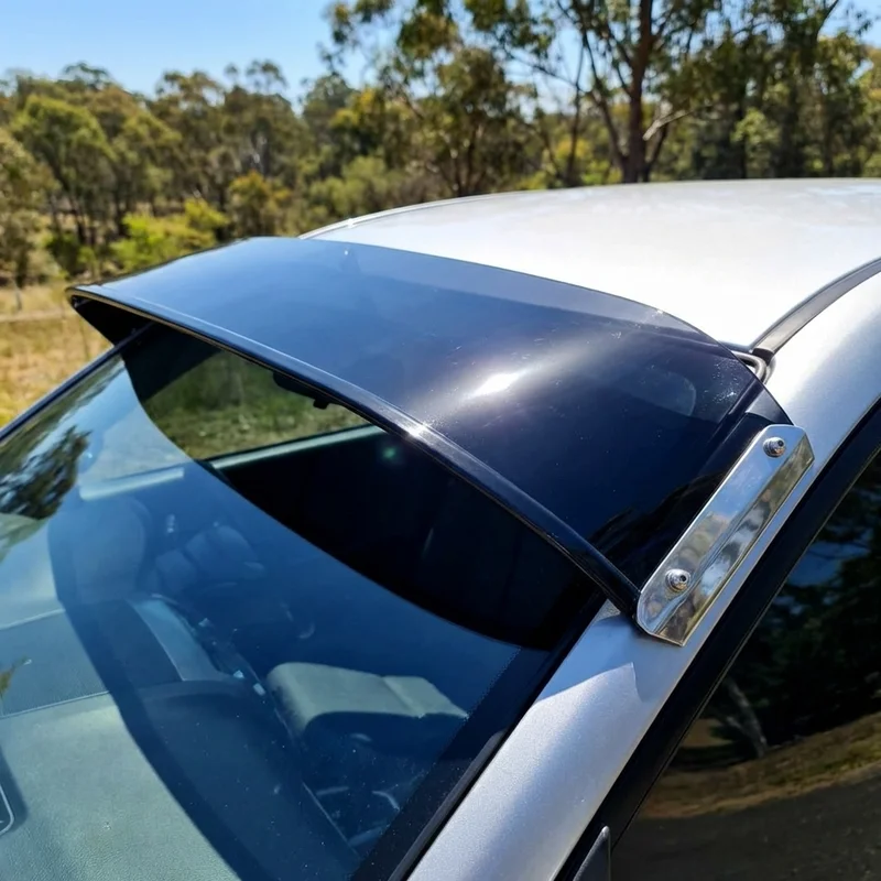 Ferrari Mondial 8 Massief Acryl Windschermzonneklep (1980 - 1985) - 1