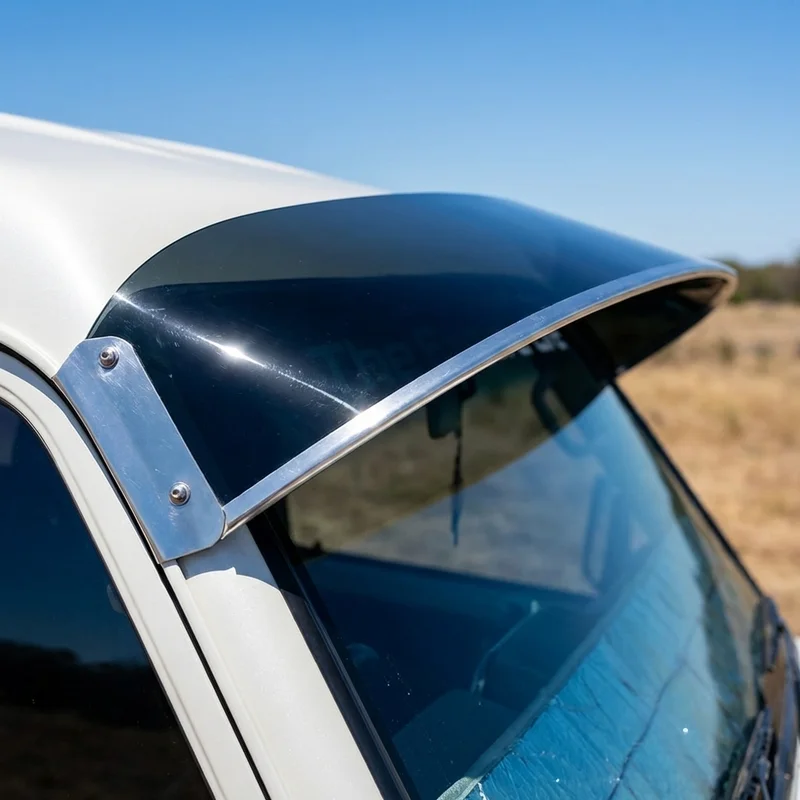 Fiat Punto Solid Acrylic Windscreen Sunvisor (2007 - 2013) - 1