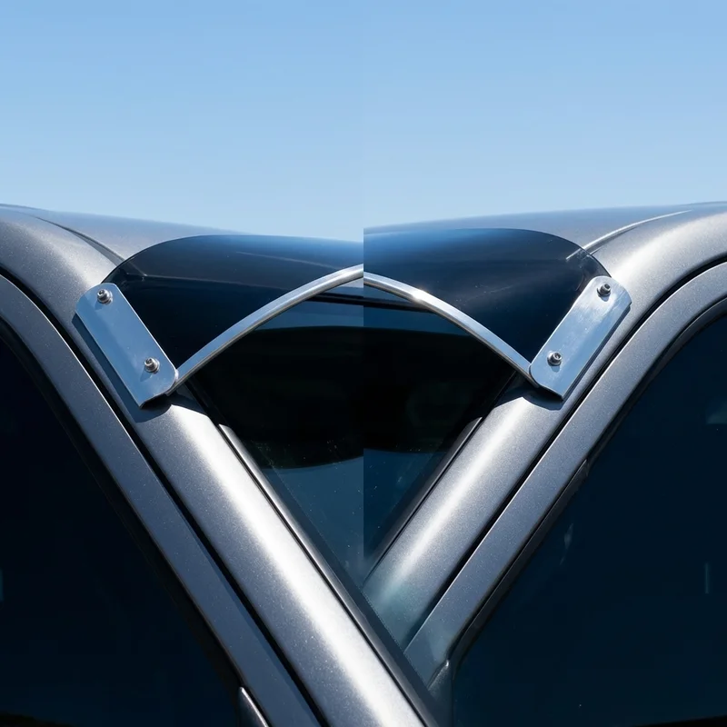 Fisker Karma Revero Solid Acrylic Windscreen Sunvisor (2017 - 2020) - 1