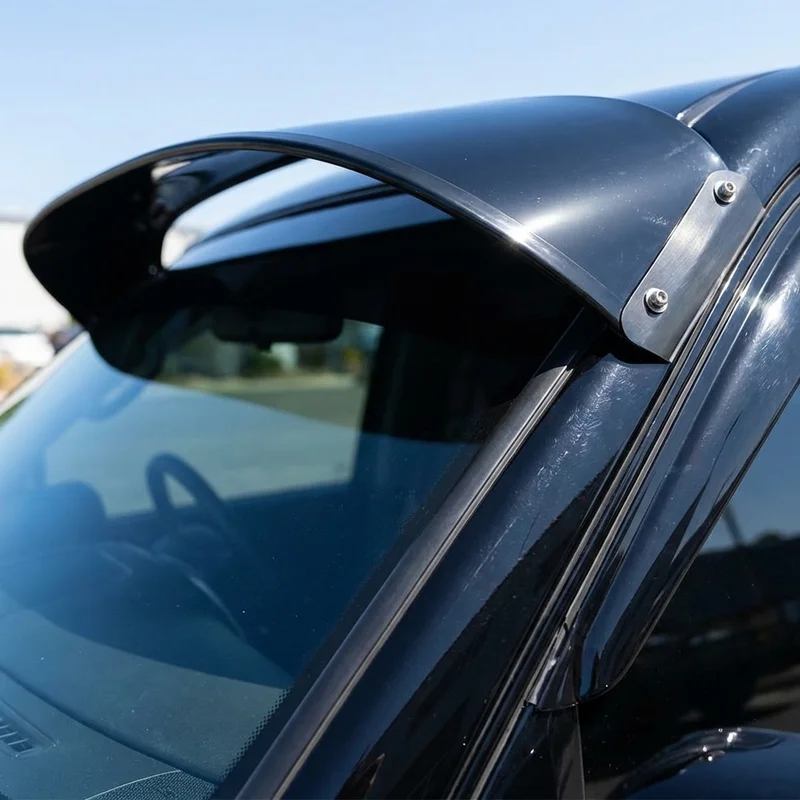 Ford B-200 Solid Acrylic Windscreen Sunvisor (1985 - 1991) - 1