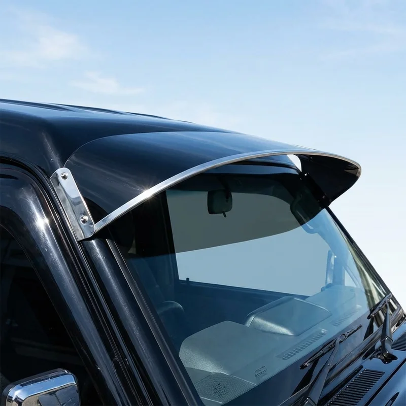 Ford Country Squire Solid Acrylic Windscreen Sunvisor (1959 - 1991) - 1