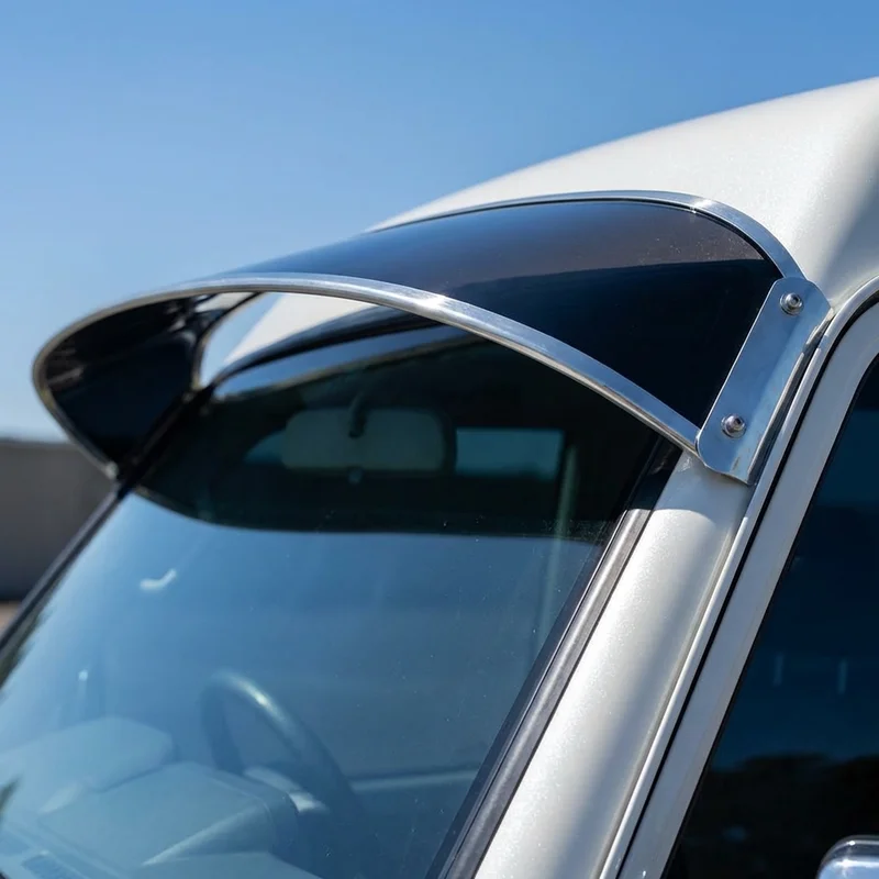 Ford Custom 300 Solid Acrylic Windscreen Sunvisor (1959 - 1960) - 1