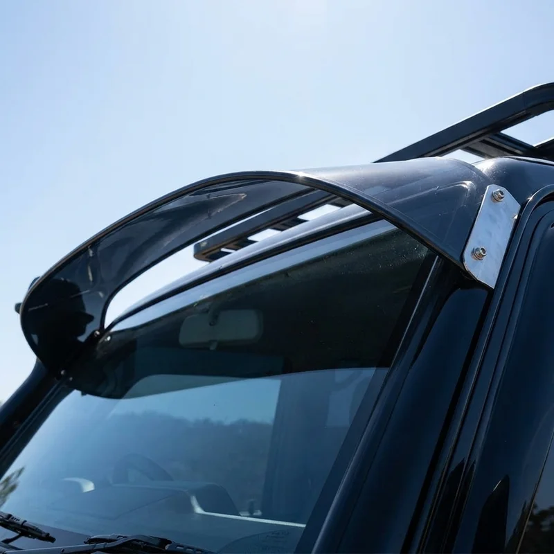 Ford Custom 500 Solid Acrylic Windscreen Sunvisor (1969 - 1977) - 1