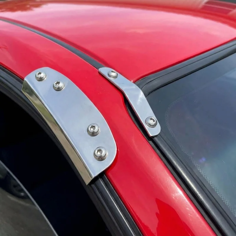 Kit de Suporte pra Viseira de Para-brisa Ford Custom (1969 - 1972) - 1