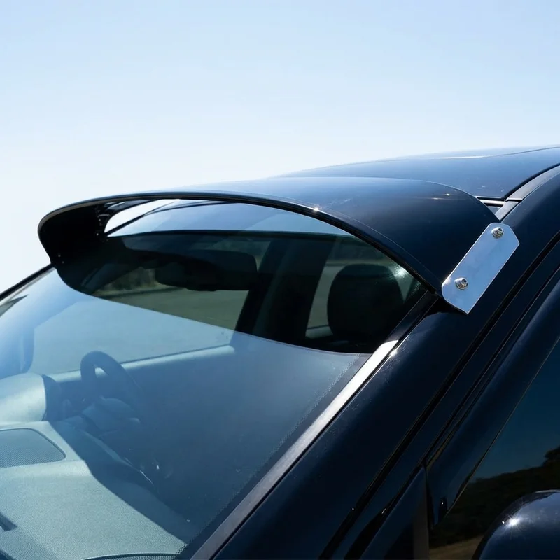 Ford E 100 Econoline Club Wagon Solid Acrylic Windscreen Sunvisor (1975 - 1983) - 1