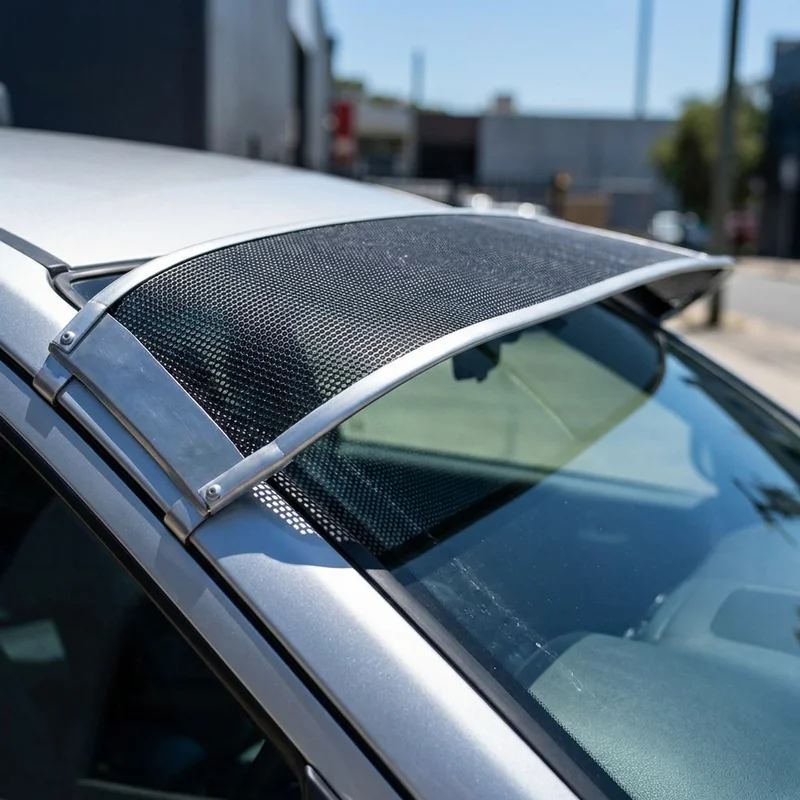 Ford E 350 Econoline Club Wagon Mesh Windscreen Sunvisor (1977 - 2002) - 1