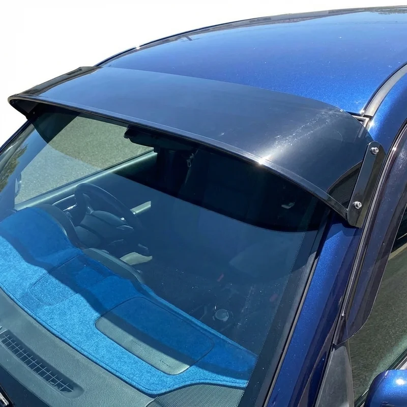 Ford E 350 Econoline Club Wagon Solid Acrylic Windscreen Sunvisor (1977 - 2002) - 1