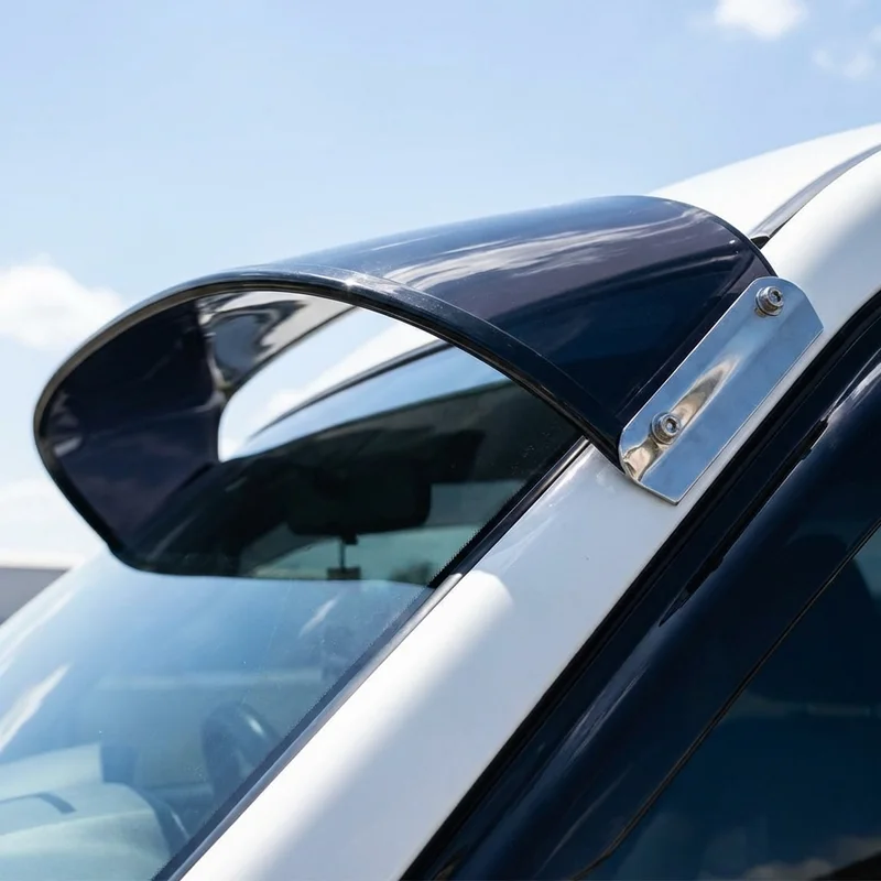 Ford E 350 Econoline Solid Acrylic Windscreen Sunvisor (1975 - 2008) - 1