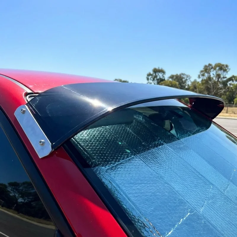 Ford E-450 Super Duty Solid Acrylic Windscreen Sunvisor (2003 - 2025) - 1