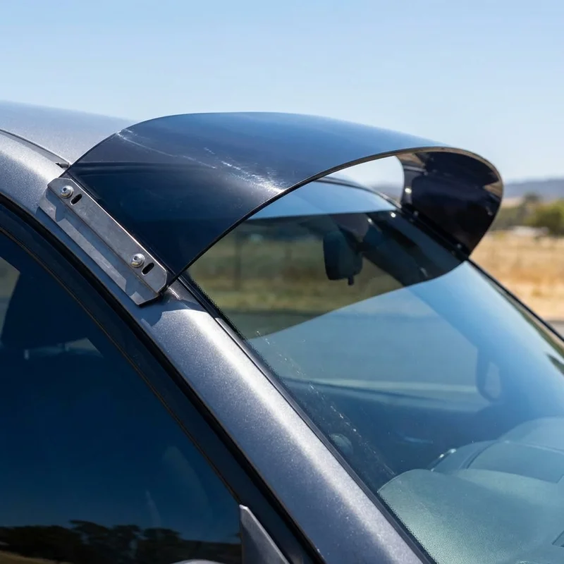 Ford E Transit Solid Acrylic Windscreen Sunvisor (2022 - 2025) - 1