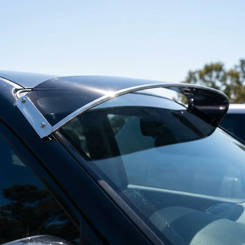 Parasole Rigido in Acrilico per Parabrezza Ford Econoline Super Duty (1996 - 1999) - 1