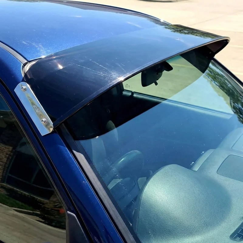 Ford Escort Solid Acrylic Windscreen Sunvisor (1981 - 2003) - 1