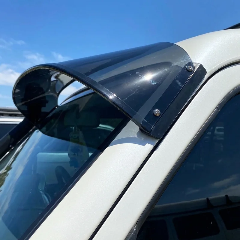 Ford Excursion Solid Acrylic Windscreen Sunvisor (2000 - 2005) - 1