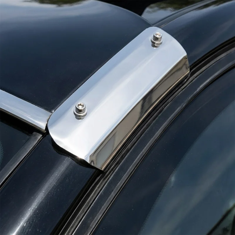 Kit de Suporte pra Viseira de Para-brisa Ford EXP (1982 - 1988) - 1