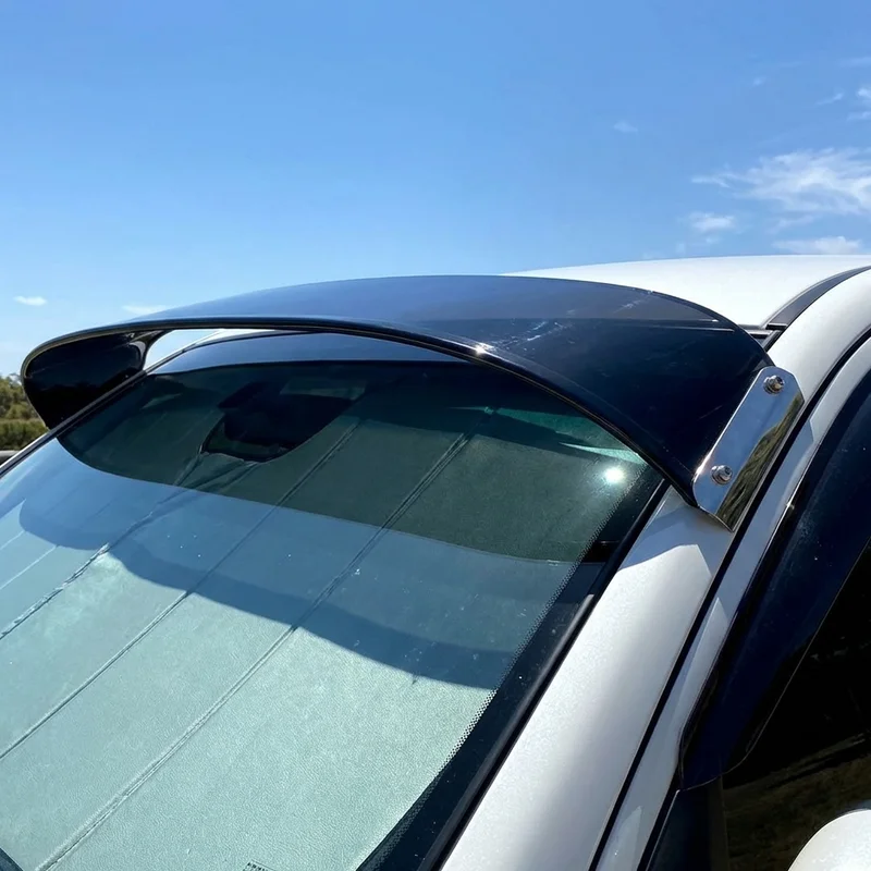 Ford F 600 Super Duty Solid Acrylic Windscreen Sunvisor (2020 - 2024) - 1