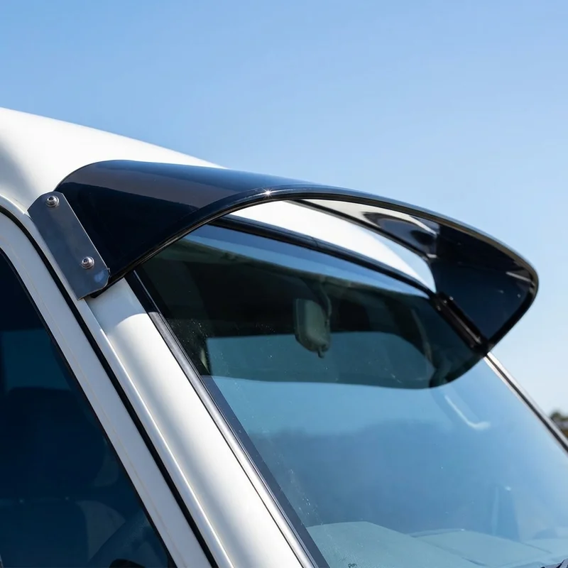Ford F Super Duty Solid Acrylic Windscreen Sunvisor (1988 - 1997) - 1