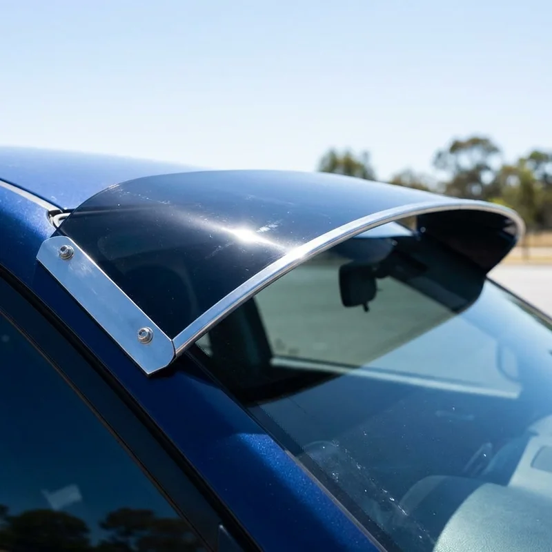 Ford FT800 Solid Acrylic Windscreen Sunvisor (1980 - 1990) - 1