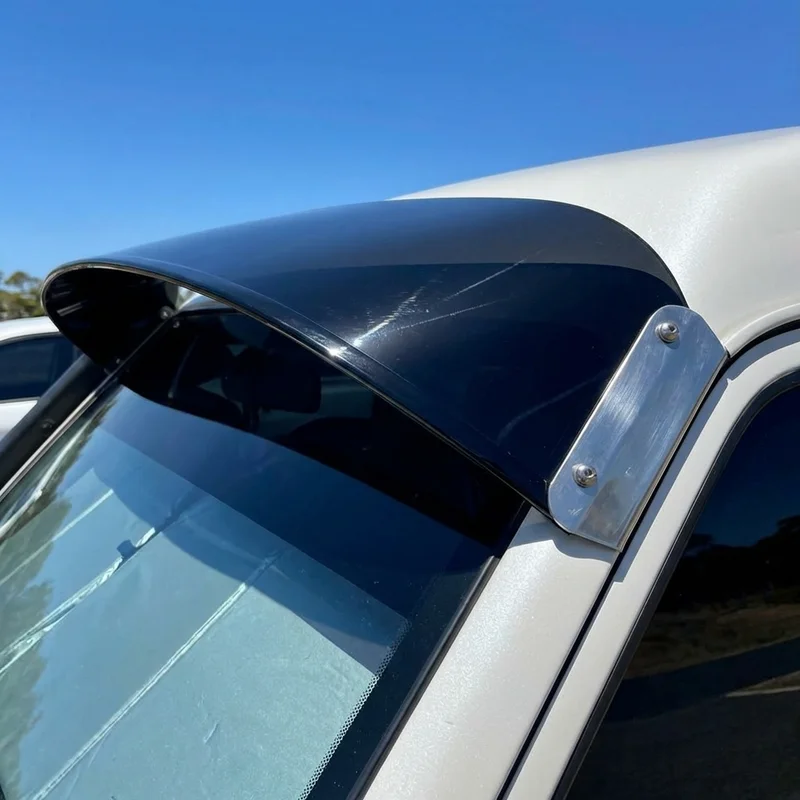 Ford FT8000 Solid Acrylic Windscreen Sunvisor (1983 - 1987) - 1