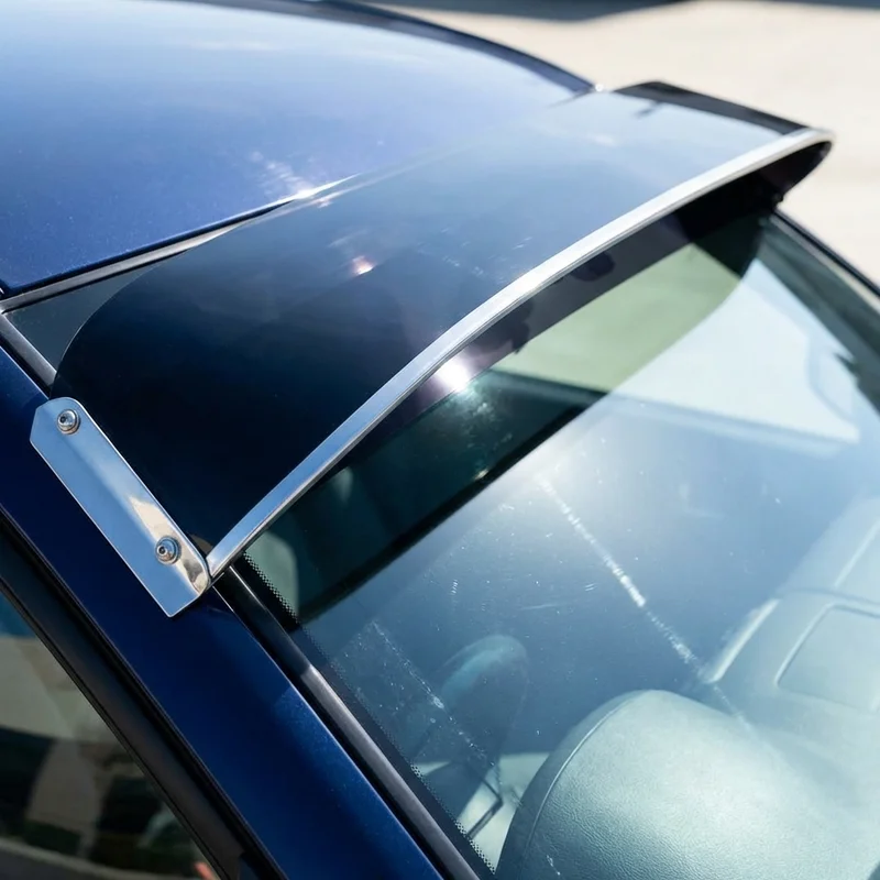 Ford Galaxie 500 Solid Acrylic Windscreen Sunvisor (1969 - 1974) - 1