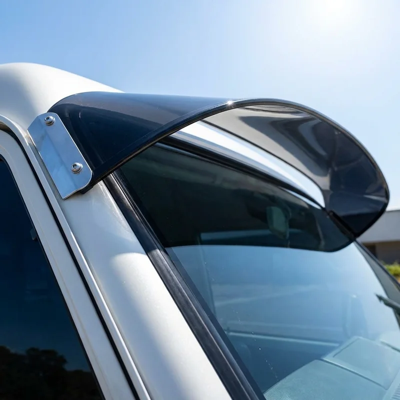 Ford L8513 Solid Acrylic Windscreen Sunvisor (1996 - 1998) - 1