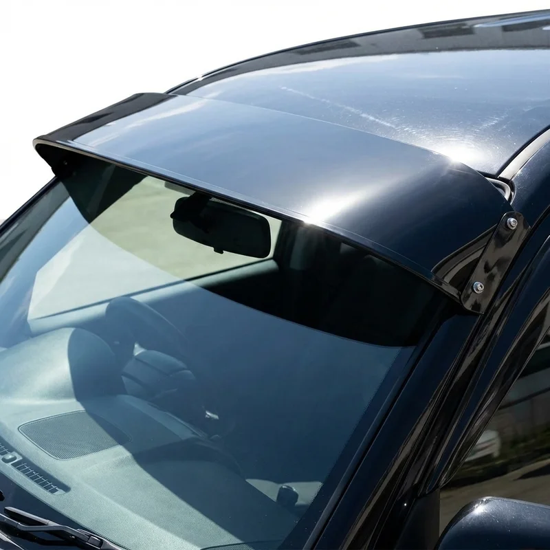 Ford L9000 Solid Acrylic Windscreen Sunvisor (1996 - 1997) - 1