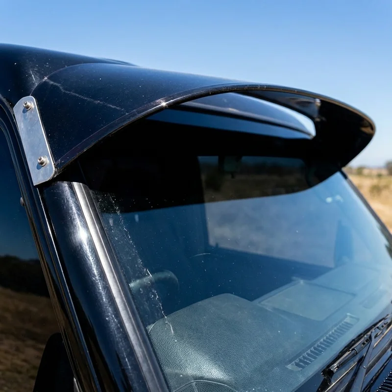 Ford Mustang II Solid Acrylic Windscreen Sunvisor (1974 - 1978) - 1