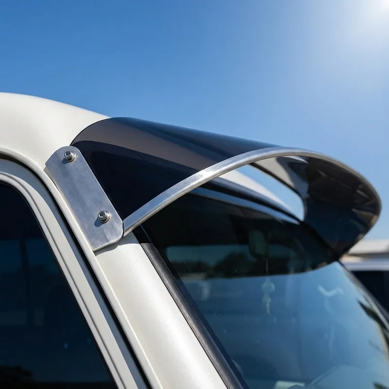 บังแดดกระจกหน้ารถอะคริลิกทึบ Ford P 400 (1975 - 1976) - 1