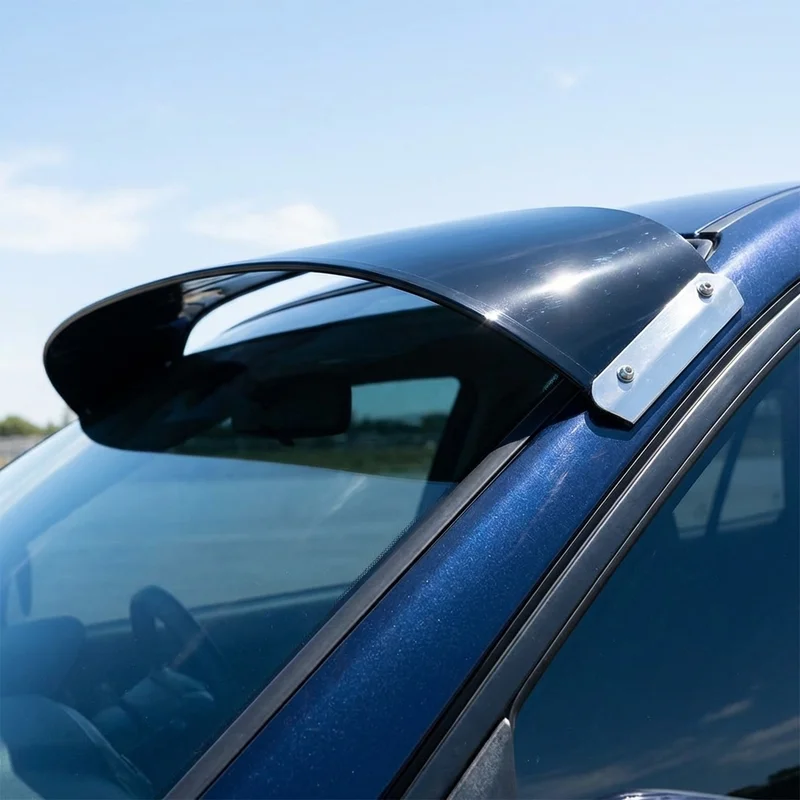 Ford Ranch Wagon Solid Acrylic Windscreen Sunvisor (1959 - 1974) - 1