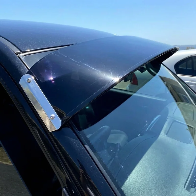 Ford Torino Acrylglas-Windschutzscheiben-Sonnenblende (1970 - 1976) - 1