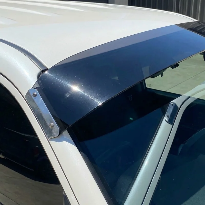 Forest River Sunseeker LE Solid Acrylic Windscreen Sunvisor (2019 - 2022) - 1