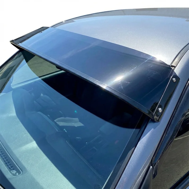 Freightliner eCascadia pevná akrylátová sluneční clona na čelní sklo (2023 - 2025) - 1