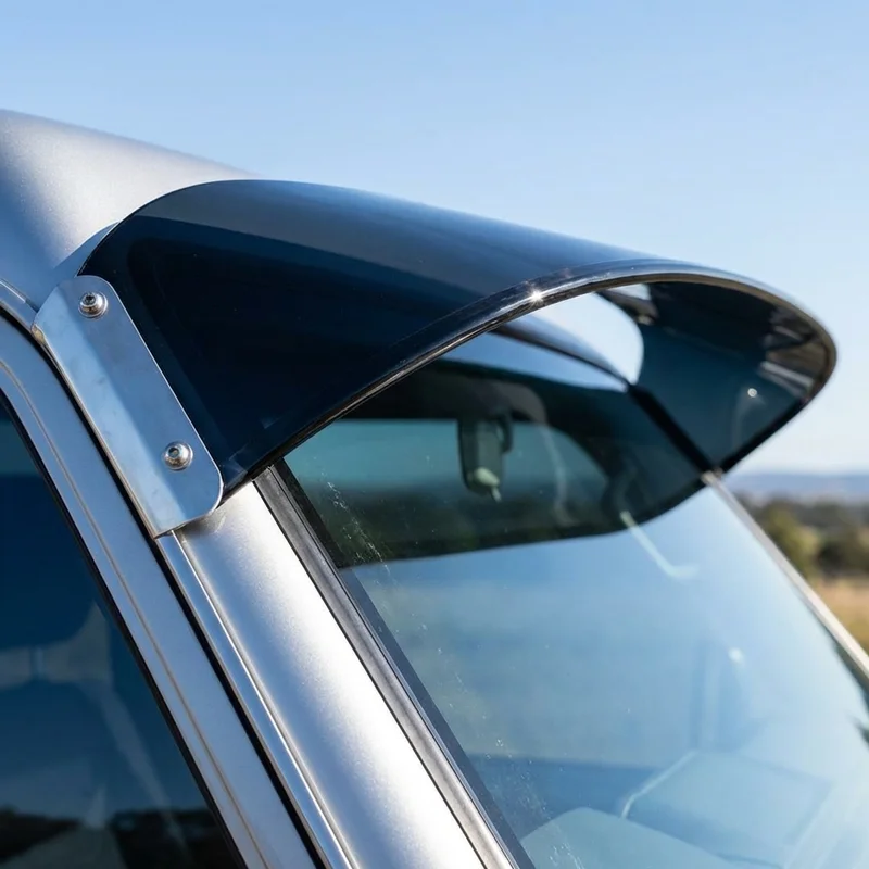 GMC C25 Suburban Solid Acrylic Windscreen Sunvisor (1975 - 1978) - 1