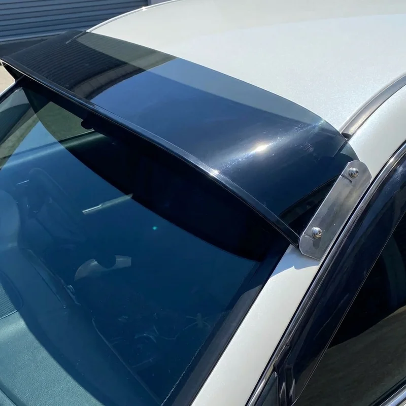 GMC C2500 Suburban Solid Acrylic Windscreen Sunvisor (1979 - 1999) - 1