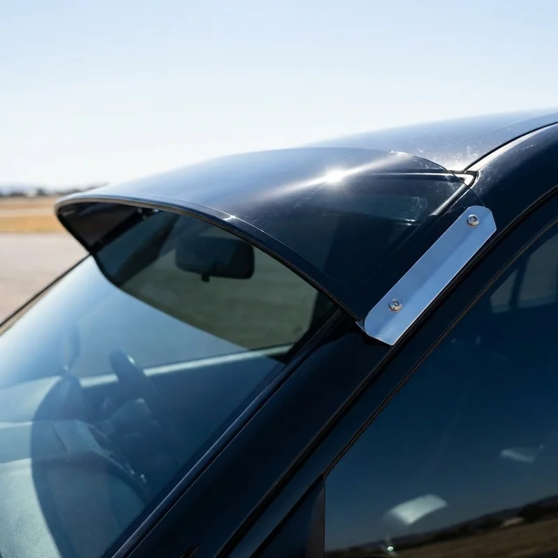 GMC C35 Solid Acrylic Windscreen Sunvisor (1975 - 1978) - 1