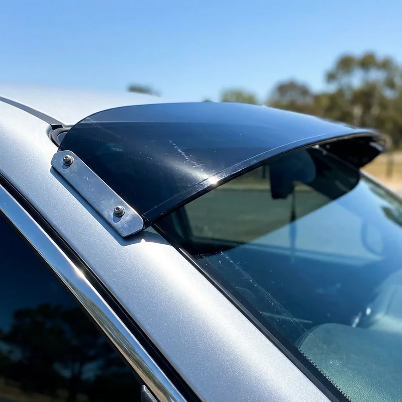 GMC C4500 Topkick Solid Acrylic Windscreen Sunvisor (2003 - 2009) - 1