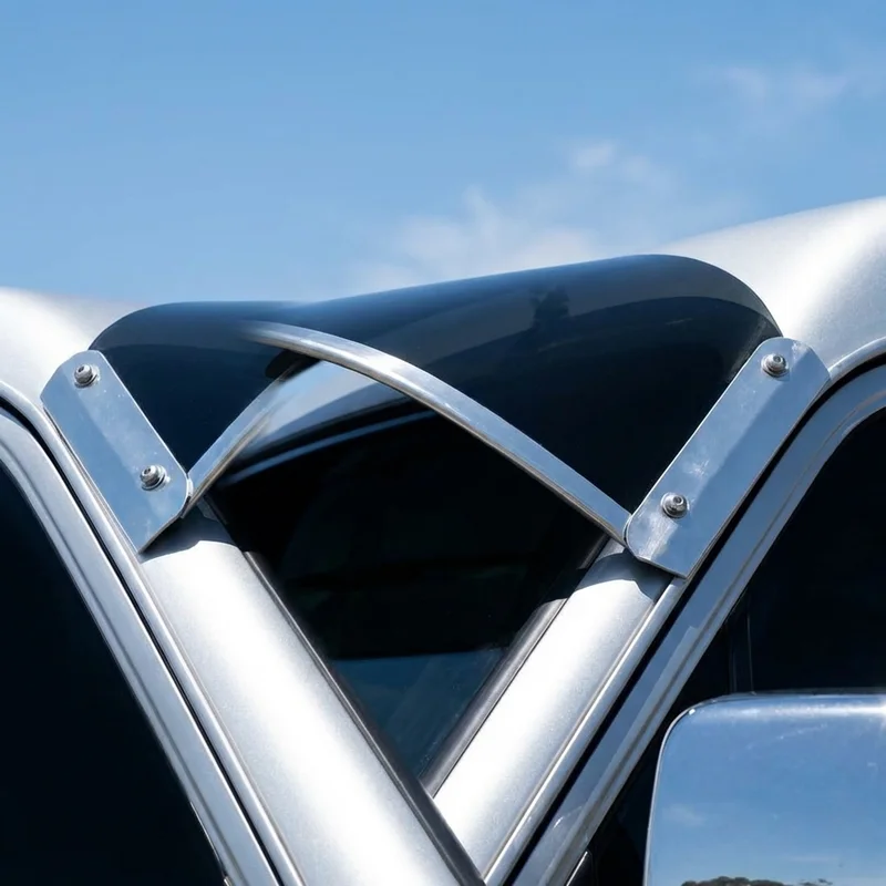 GMC C7000 Topkick tahke akrüül-päikesevisiir tuuleklaasile (1990 - 1996) - 1