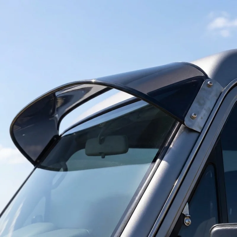 GMC C7500 Topkick Solid Acrylic Windscreen Sunvisor (1997 - 2009) - 1