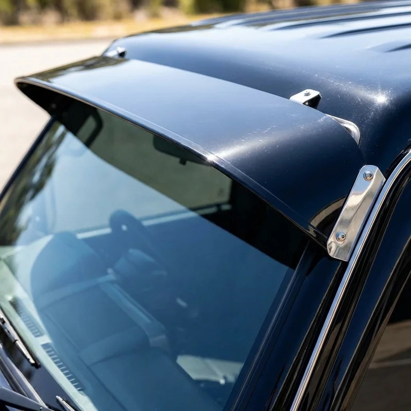 GMC Envoy XUV Solid Acrylic Windscreen Sunvisor (2004 - 2005) - 1