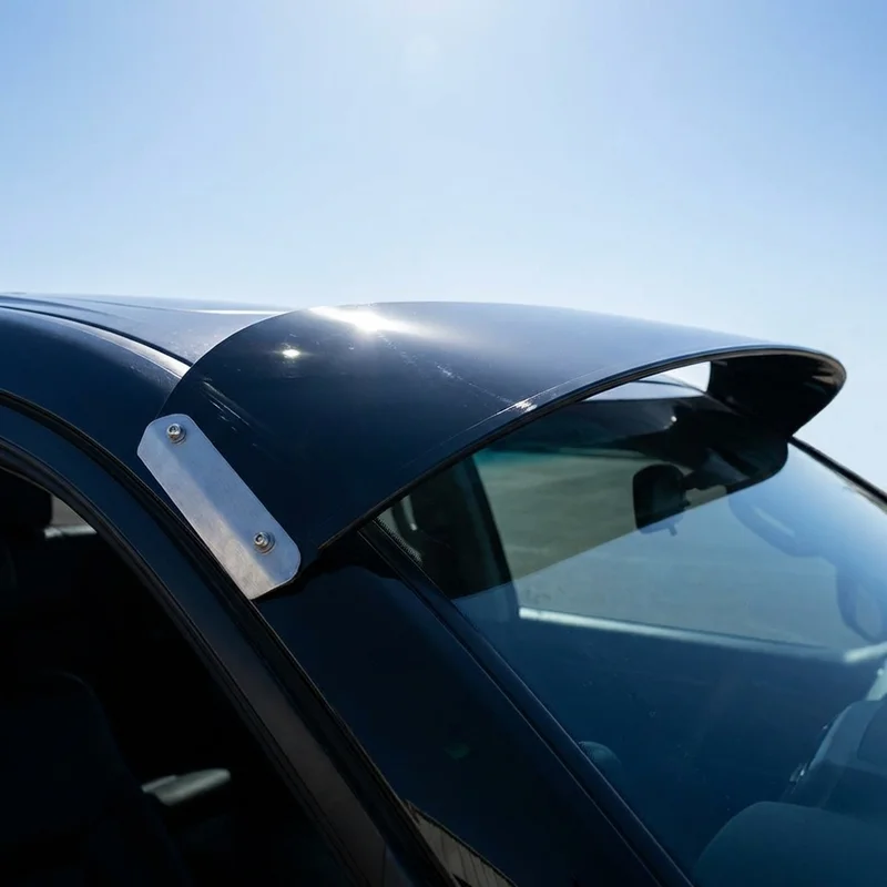 GMC K35 Solid Acrylic Windscreen Sunvisor (1977 - 1978) - 1