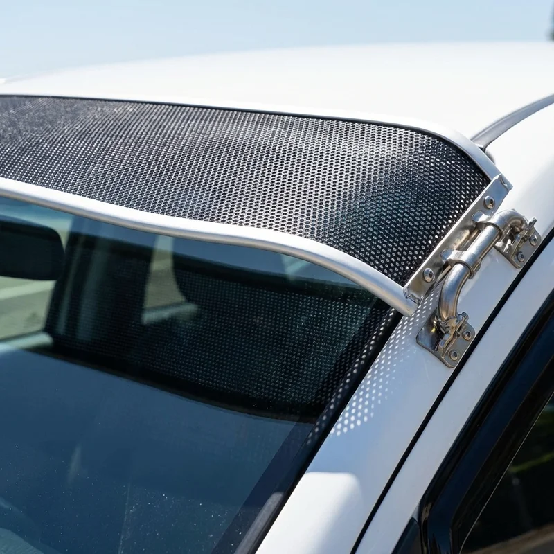 บังแดดกระจกหน้ารถแบบตาข่าย GMC R1500 Suburban (1987 - 1991) - 1