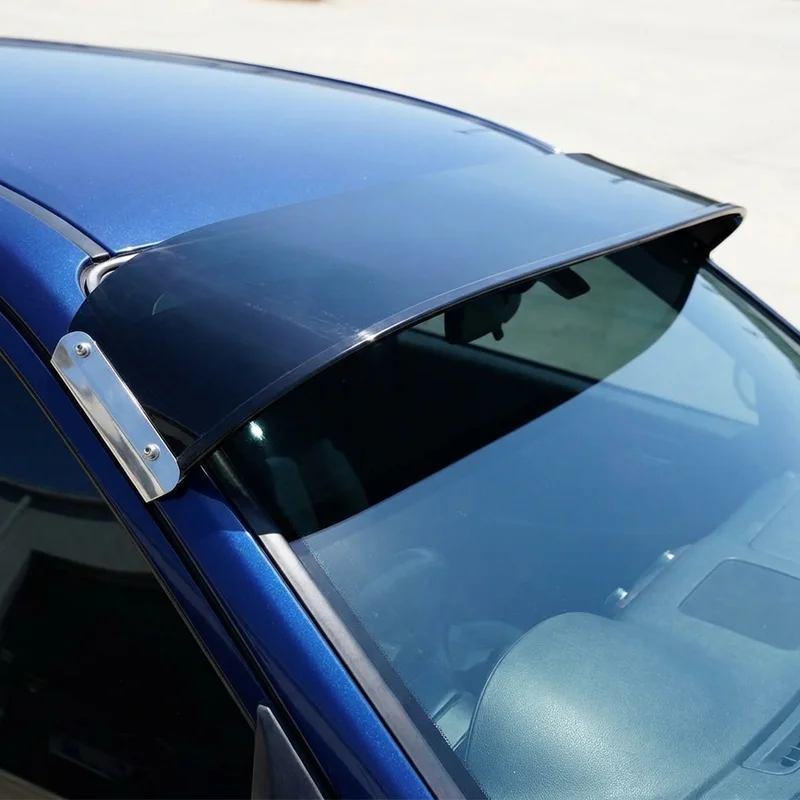 GMC Safari Damara Solid Acrylic Windscreen Sunvisor (2007 - 2009) - 1