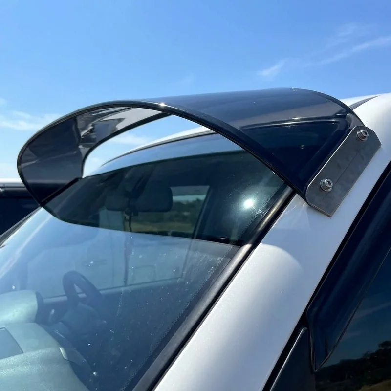 GMC Sierra 1500 Classic Solid Acrylic Windscreen Sunvisor (2007 - 2007) - 1